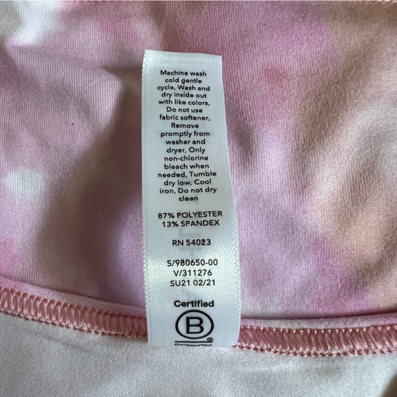 ATHLETA Nitro Tie Dye Pink Tank EUC - Picture 8 of 9